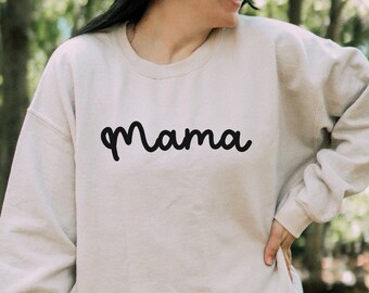 Mama sweatshirt, cute mom sweater, retro top, cool mom tee, cute womens clothing, mom life, mommy shirt, proud mom tee, mothers day