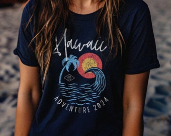 Hawaii 2024 Shirt - Family Vacation T-shirt - Summer Holiday Tee - Hawaii Beach Shirt - Hawaii Traveler T-shirt - Vacay Mode Shirt