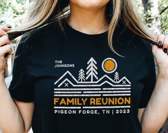 Family Reunion Shirt, Vintage Personalized, Reunion Party Shirt, Matching Reunion Shirts, Matching Family, Reunion Family T-Shirts