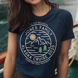Custom Alaska Cruise T-Shirt: Personalized Family Vacation Tee