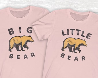 Big Little Shirts: Sorority Reveal Matching Bear T-Shirts
