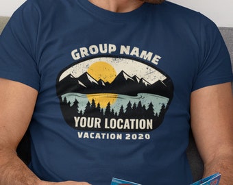 Custom Family Vacation Shirts: Matching Group Trip Tees