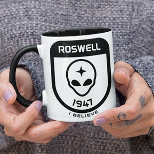 UFO Mug, Extraterrestrial Mug, Alien Mug, Roswell UFO Mug, Camp Mug, Campfire Mug, Camping Lover Gift