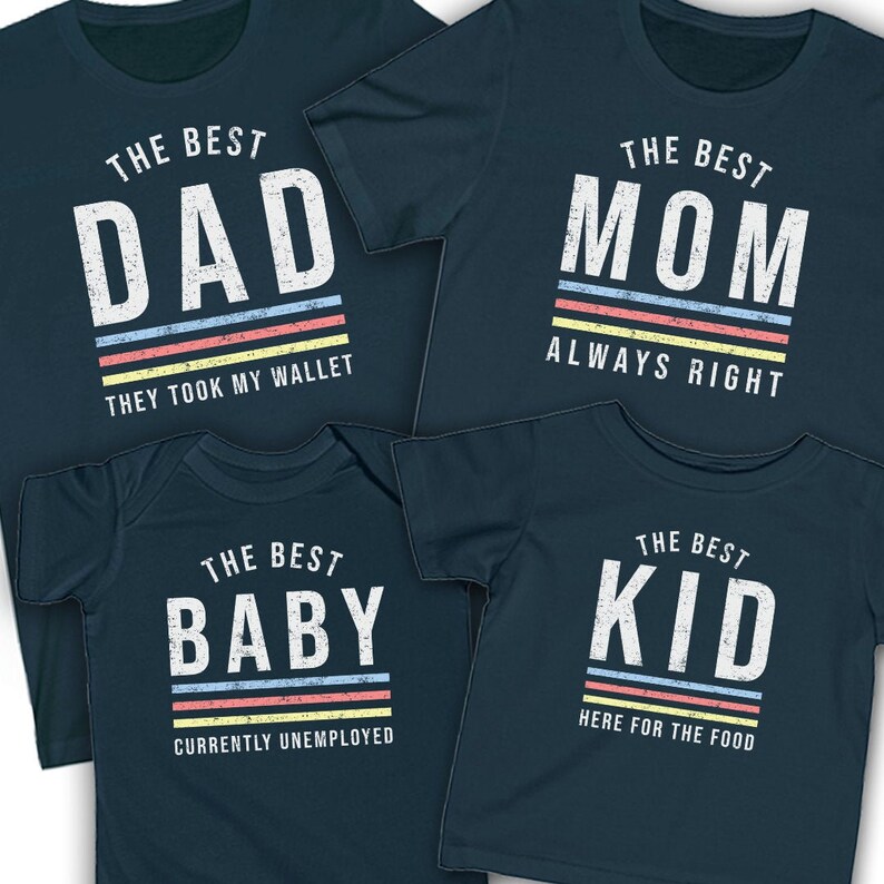 Matching Family Shirts Set Family Outfits Matching Family Etsy