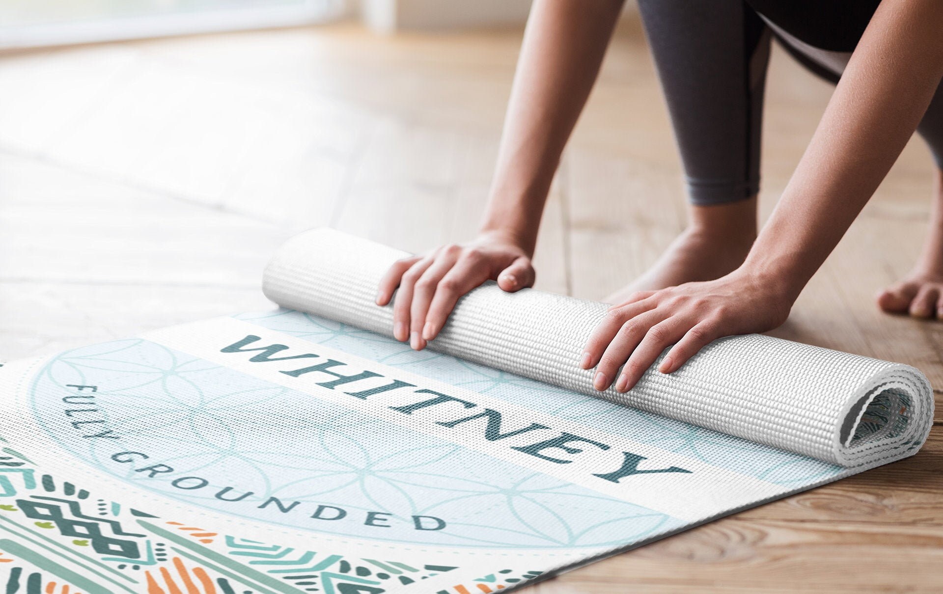 Monogrammed Yoga Mat - Marleylilly