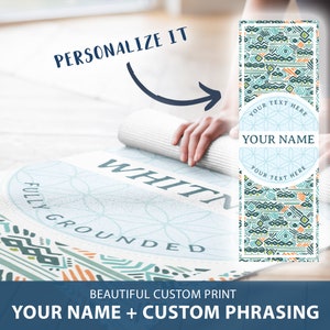 Personalized Yoga Mat - Custom Yoga Mats - Printed Yoga Mat With Name - Personalized Yoga Mat - Yoga Lover Gift - Pilates Yoga Mat - image 6