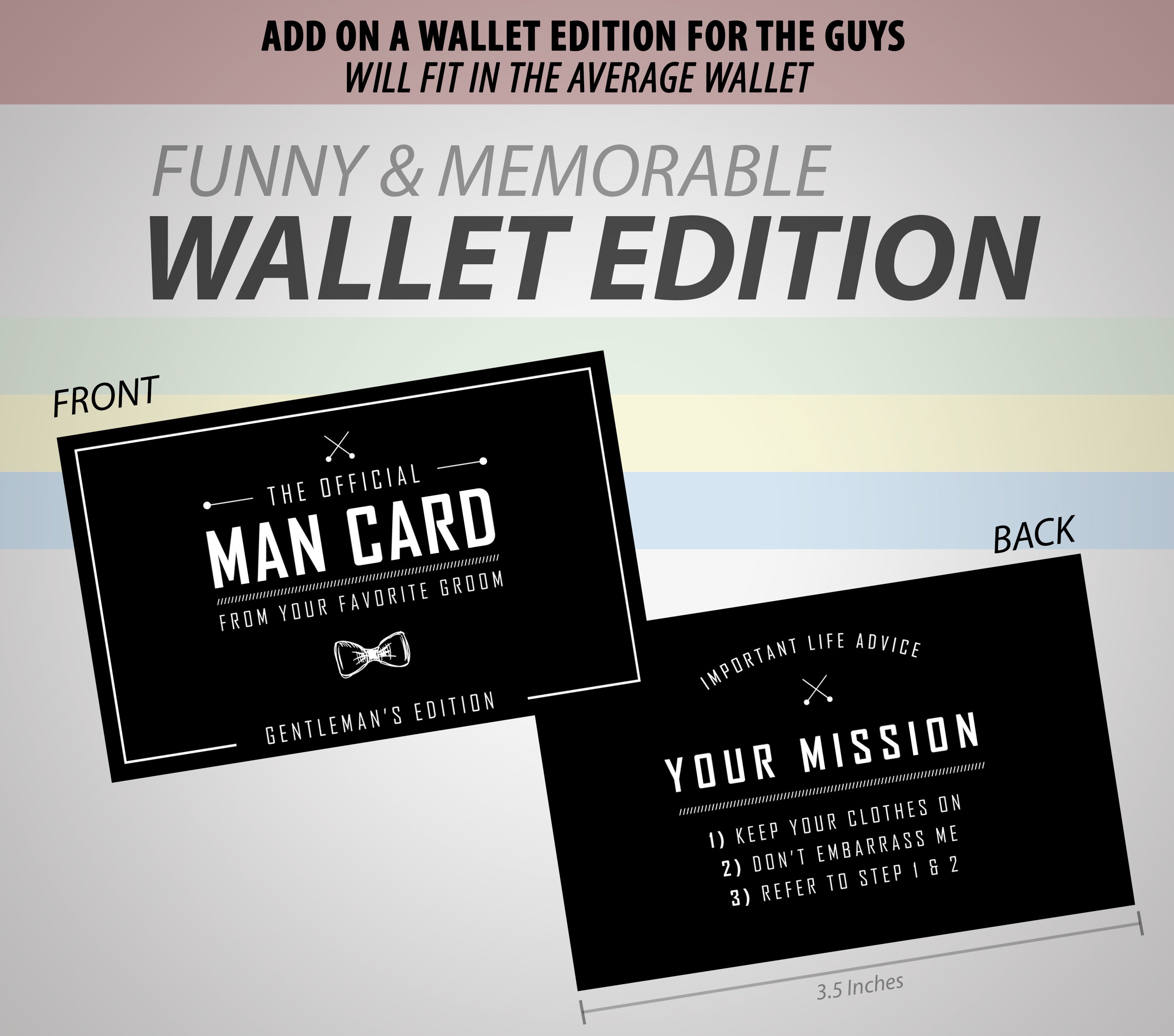 Best Man Proposal Card Best Man Gift the Man Card - Etsy