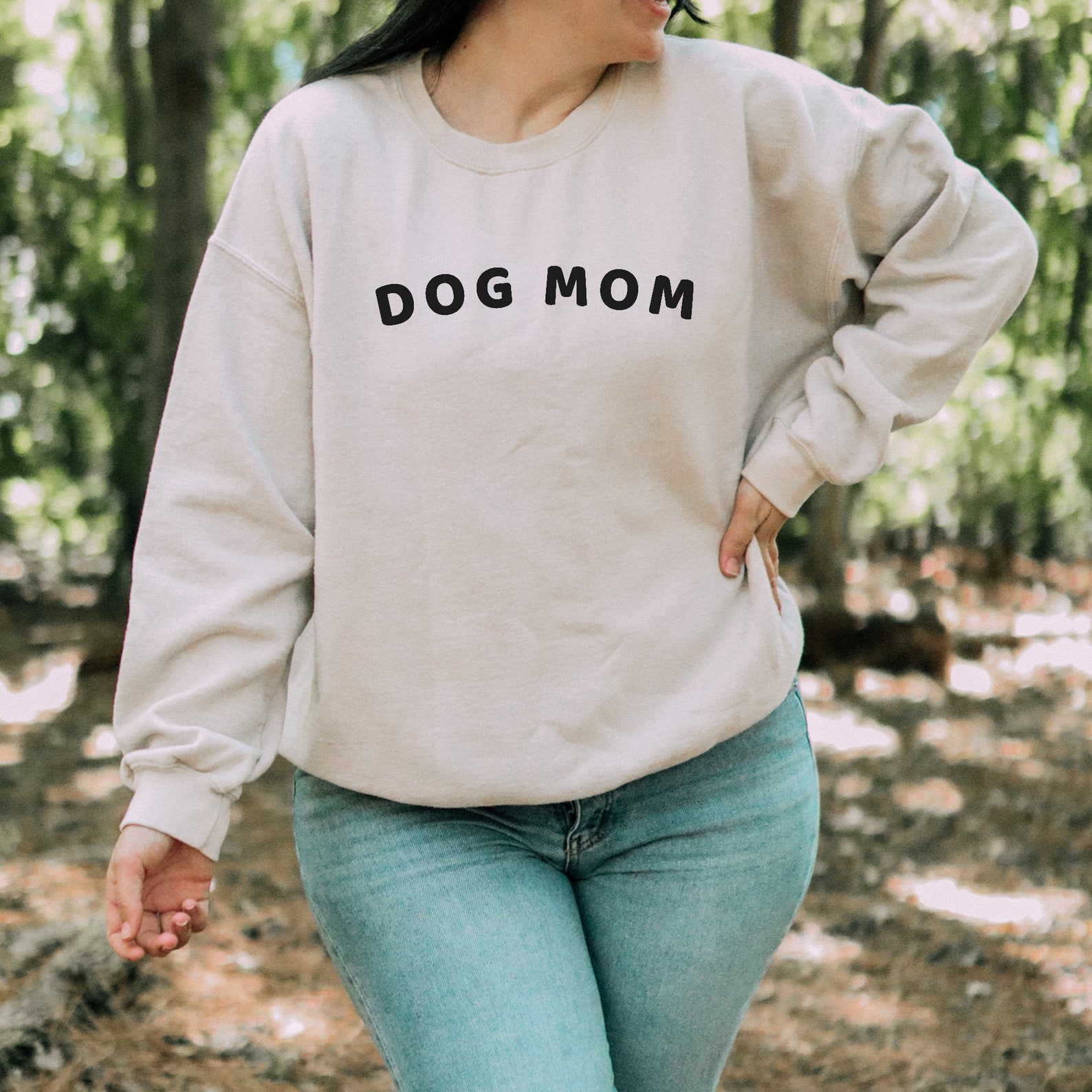 Dog Mom Sweatshirt Dog Lover Sweatshirt Gift For Dog Mom Etsy