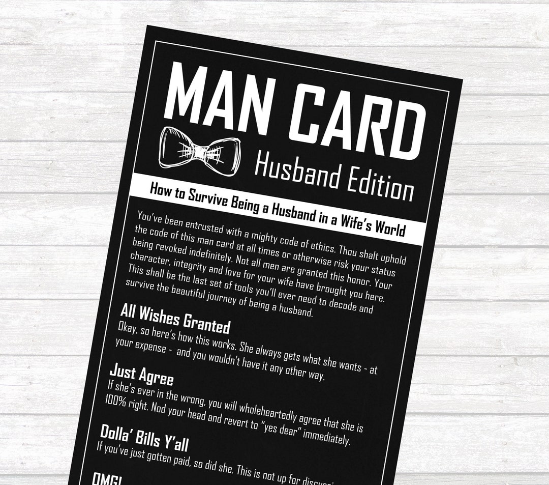 Funny Husband Birthday Card, Husband Wedding Gift, Husband Gifts, Funny ...