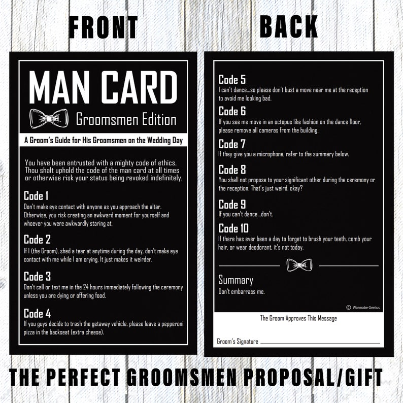 Groomsmen Proposal Card, Groomsmen Card Proposal, Gunny Groomsmen Card, Asking Groomsmen, Groomsmen Invitation, groomsmen Proposal Gifts Groomsmen Man Card