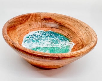 Wooden Ocean Trinket Bowls, Home Decor, Housewarming Gift