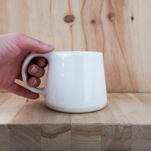 Taza de cerámica hecha a mano - Vainilla