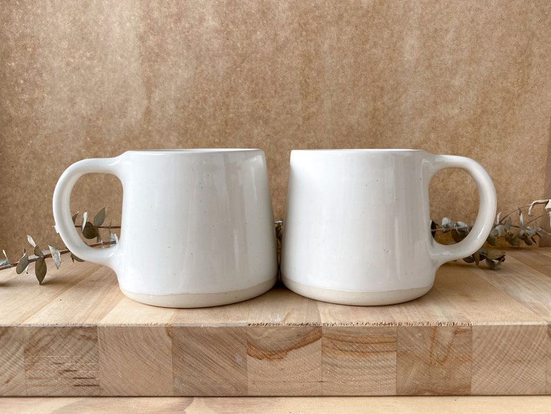 Handmade Ceramic Mug Vanilla Bean image 4