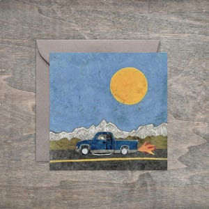 Framable Grüße - Teton Truckin 'und Jackson Hole Summer Lifestyle 4x4 "Kunstkarten