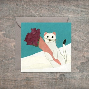 Bilderrahmen - "Be My Er-Mine" & Romantische quadratische 10 x 10 cm Kunstkarten ."