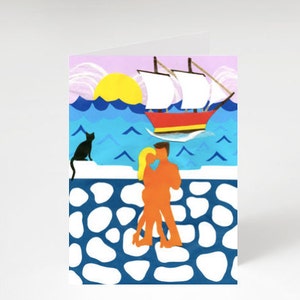 Epic Love - Seaside Romance Greeting Card