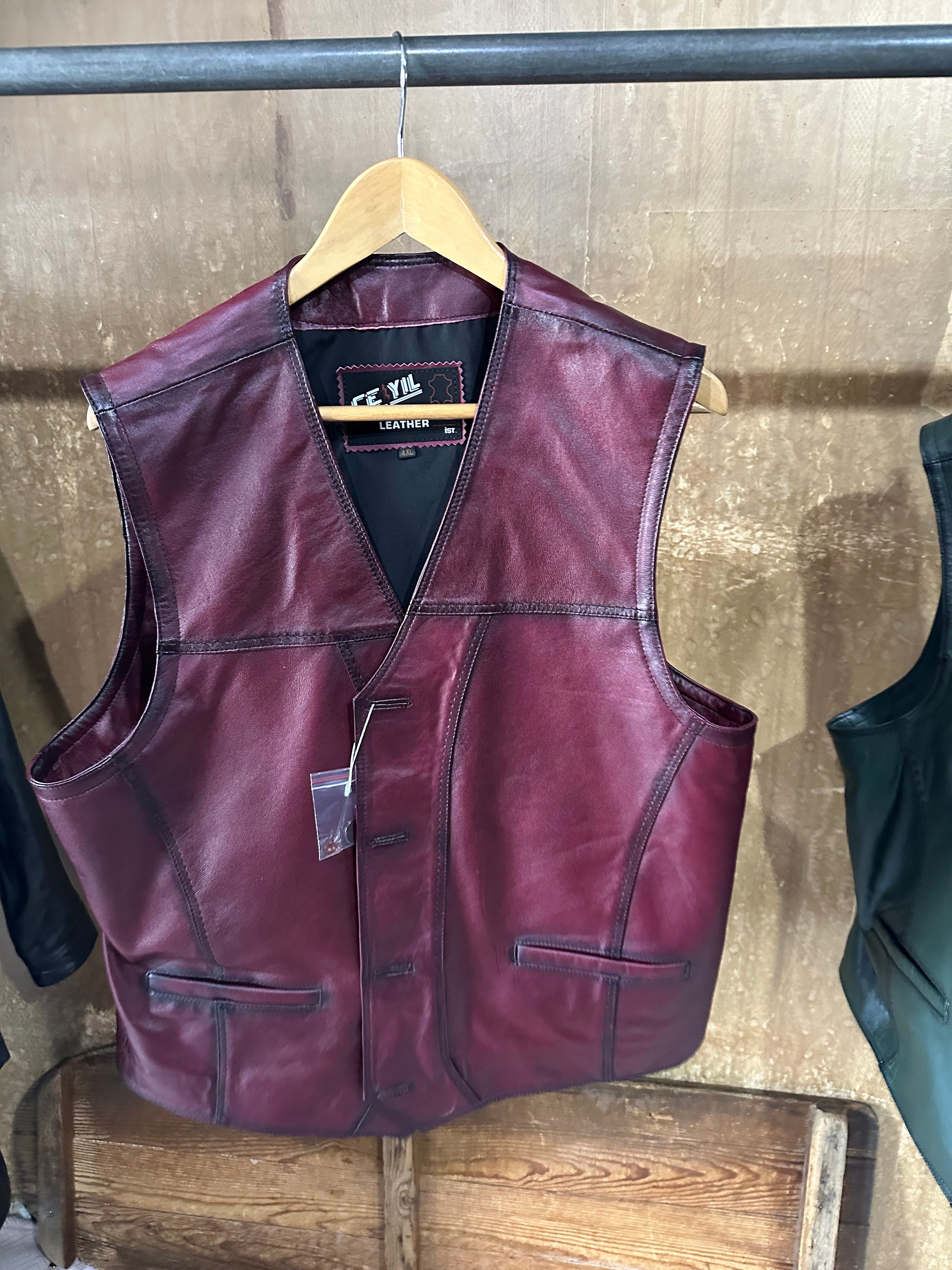 100% Genuine Soft Leather Vest, Buttoned Vest, Mens Leather Vest, Brown Leather Vest, Black Leather Vest, Slim Fit, Vintage Vest - Etsy UK 100% Genuine Soft Leather Vest, Buttoned Vest, Mens Leather Vest, Brown Leather Vest, Black Leather Vest, Slim Fit, Vintage Vest - Etsy UK