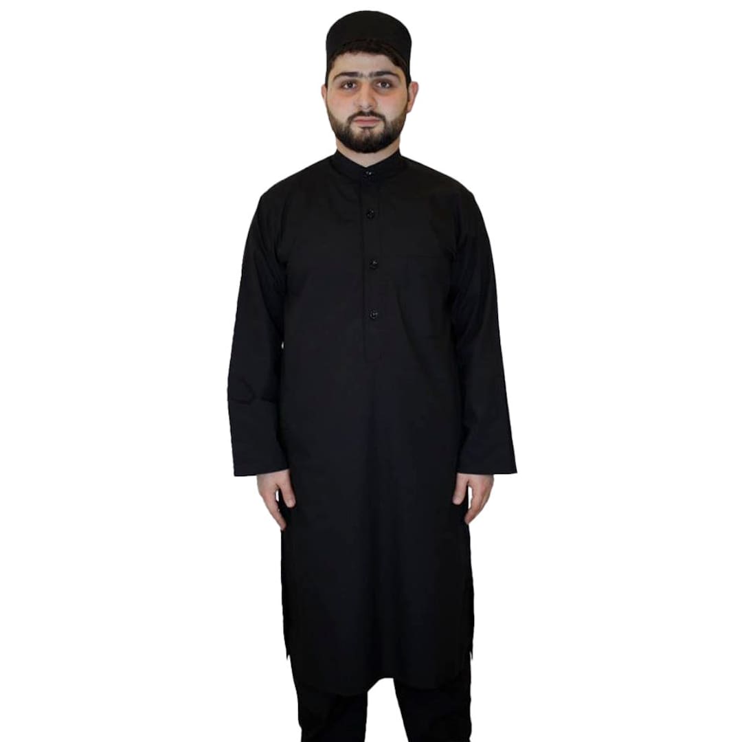Men's Afghan Team, Islamic Tunic, Islamic Mens Wear, Galabiyya, Muslim