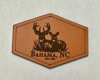 Custom Leather Patch Create Your Own Patch Pick Shape and Size