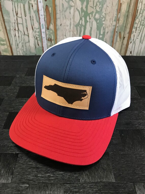 nc leather patch hat