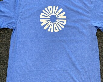 Durham NC Bull City Circle Logo Short Sleeve T-Shirt Unisex