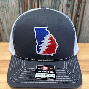Grateful Georgia GA Patch Trucker Hat Multiple Colors Richardson 112