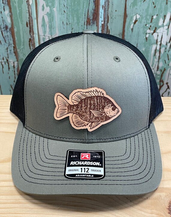 Bluegill Leather Patch Trucker Hat 
