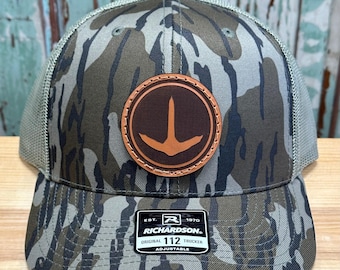 Turkey Track 2 Leather Patch Hat Richardson 112PFP Multiple Colors