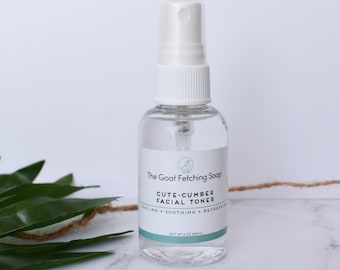 Cute-Cumber Facial Toner: Natural Refreshing Face Mist | Hydrating Face Spray