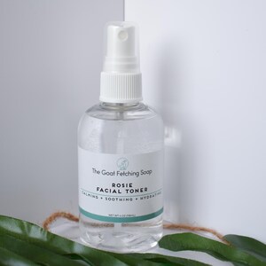 Rosie Facial Toner: Natural Refreshing Face Mist | Hydrating Rose Face Spray