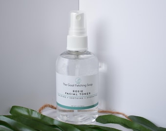 Rosie Facial Toner: Natural Refreshing Face Mist | Hydrating Rose Face Spray