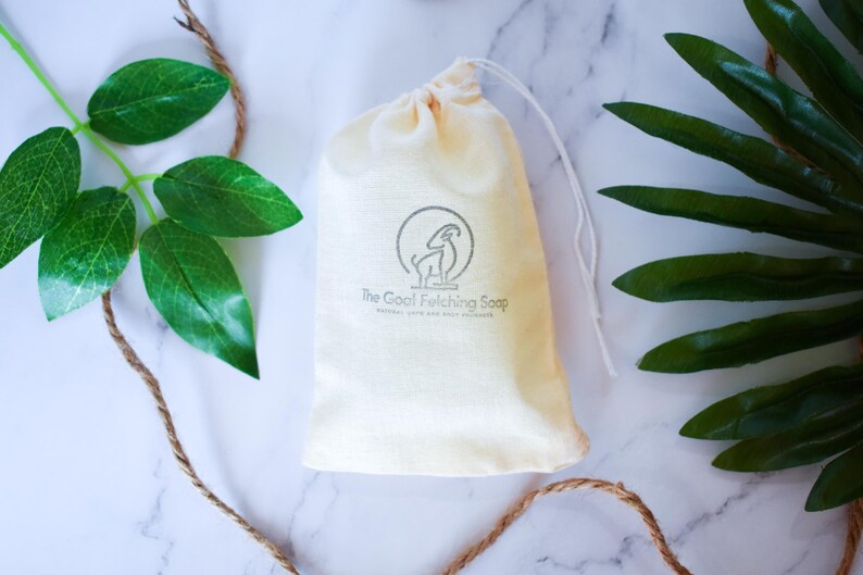 Marigold Coco: Coconut Soap | Moisturizing Hand Bar | Handmade Natural Floral Soap Reusable Muslin Bag