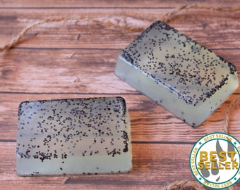 Papi Cleansing Facial Bar, Acne Face Soap, Vegan Soap, Sensitive Skin Soap, Exfoliating Soap, Aloe Vera Soap, All Natural Soap, Handmade