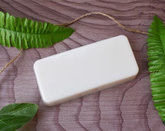 Pure Coconut Full 4 oz Size Cleansing Facial Bar, Coconut Milk Soap, Vegan Soap, Unscented Soap, Handmade Soap, Natural Soap, Homemade Soap