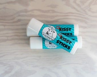 Kissy Sticks, Lip Balm Pack, Set of 2, Custom Lip Balm Set, Flavored Lip Balm, All Natural Lip Balm, Handmade Lip Balm, Homemade Lip Balm