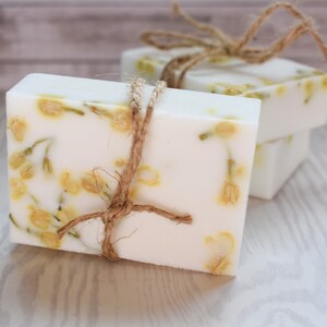 Earthy Jasmine Soap, Goat Milk Soap, Handmade Soap, All Natural Soap, Homemade Soap, Artisan Soap image 3