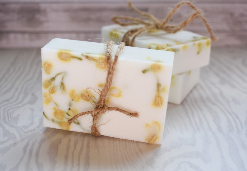 Earthy Jasmine Soap, Goat Milk Soap, Handmade Soap, All Natural Soap, Homemade Soap, Artisan Soap image 3