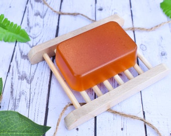 Honey Turmeric Cleansing Facial Bar, Honey Soap, Unscented Soap, Face Soap, Handmade Soap, All Natural Soap, Homemade Soap, Artisan Soap