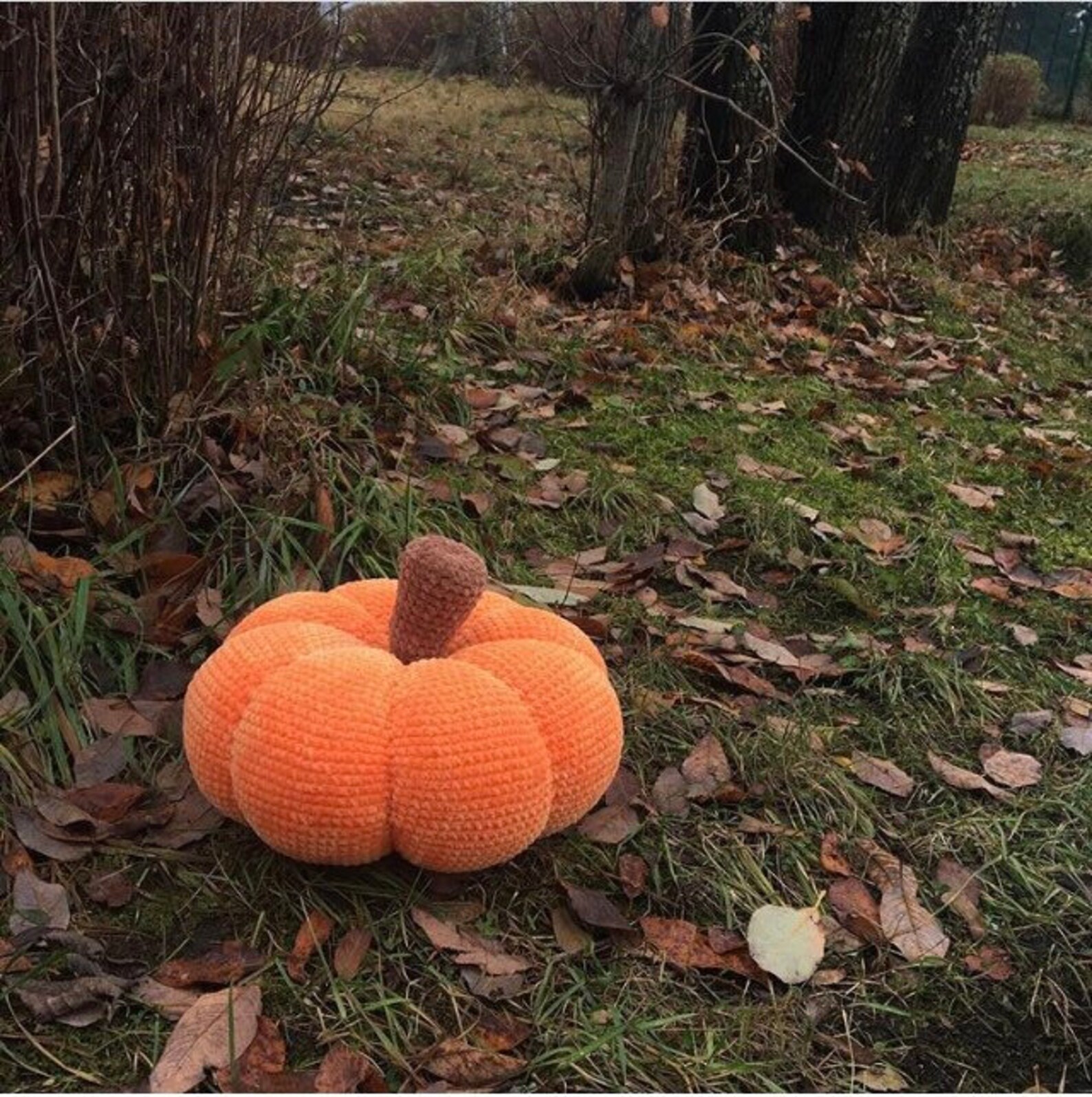Pumpkin shaped pillow Plush toy pumpkin playfood Large | Etsy