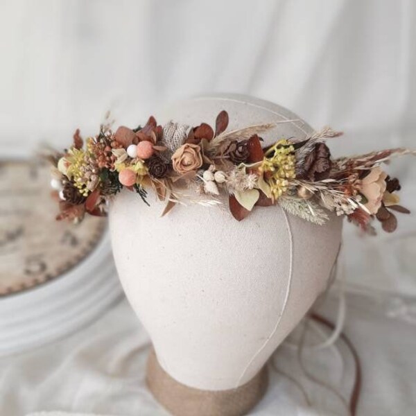 Fall Flower Crown Etsy