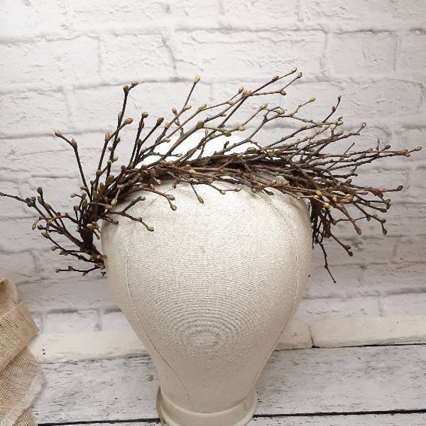 Gothic headpiece Branches crown Halloween crown Branches Tiara Woodland crown with Branches,Men's Gold crown, Natural branches crown