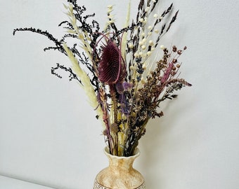 Halloween Wedding Bouquet / Boho wedding / dried flower / Gothic bridal bouquet / fall Halloween / black wedding
