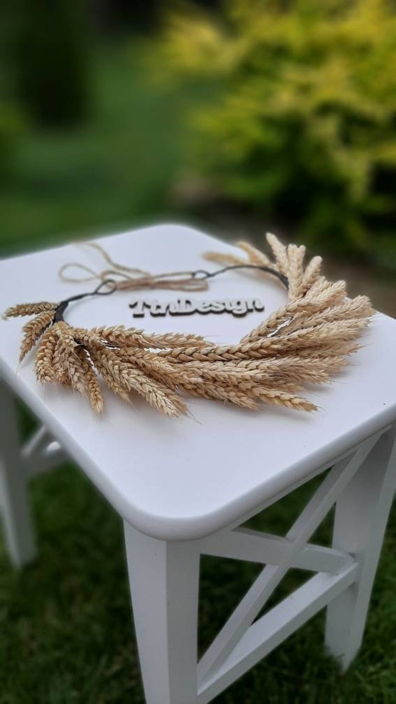 Dried Wheat Boutonniere, Rustic Country Wedding, Autumn Wedding,Rustic Boutonniere, Boutineer, Bleached boutonniere, natural boutonniere image 9