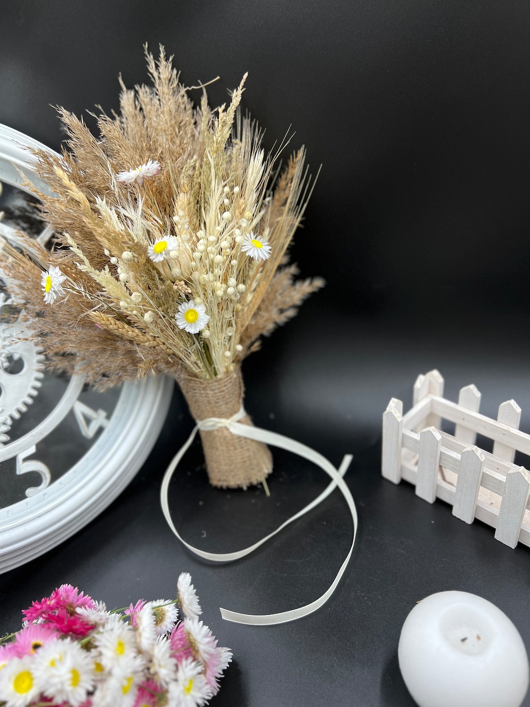 Daisy Handpicked Bouquet / Boho Meadow Bouquet / Wildflower Etsy Australia