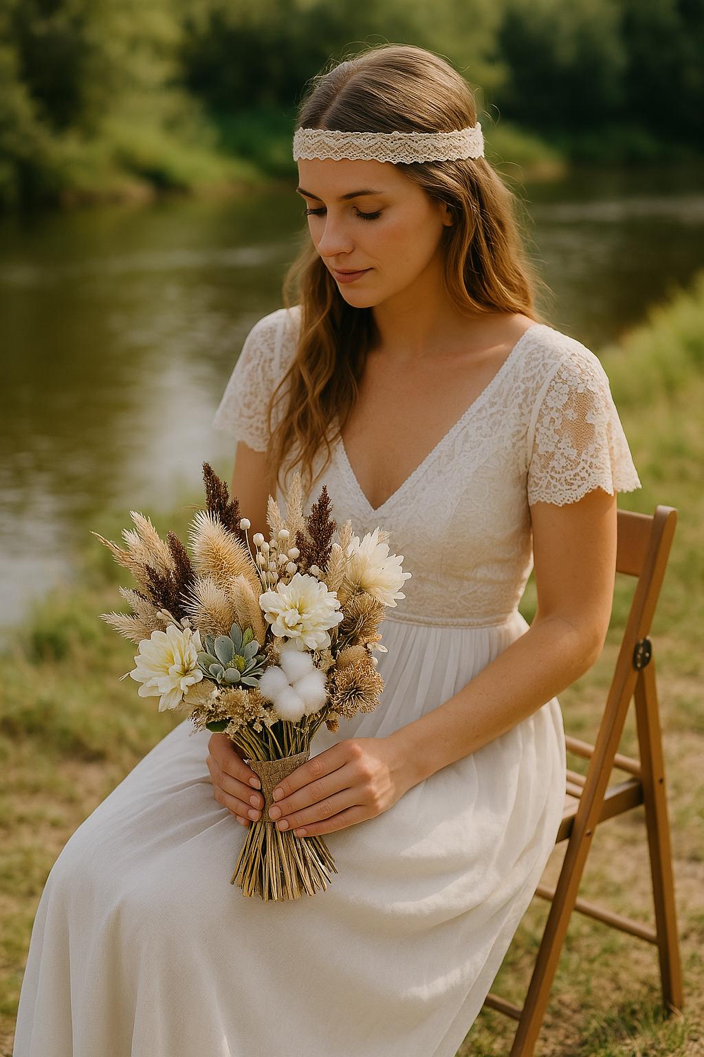 Boho Rustic Bridal Bouquet