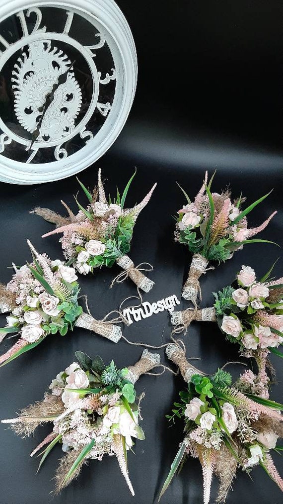 Dusty Rose Bridal Bouquet