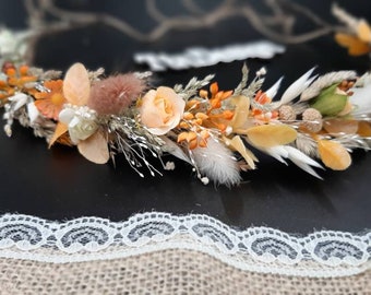 Dried Flower Crown, Newborn Crown, Flower Crown Halo, Baby Flower Crown, Dried Floral Halo, Flower Girl Crown, Boho Flower Crown, Bridal