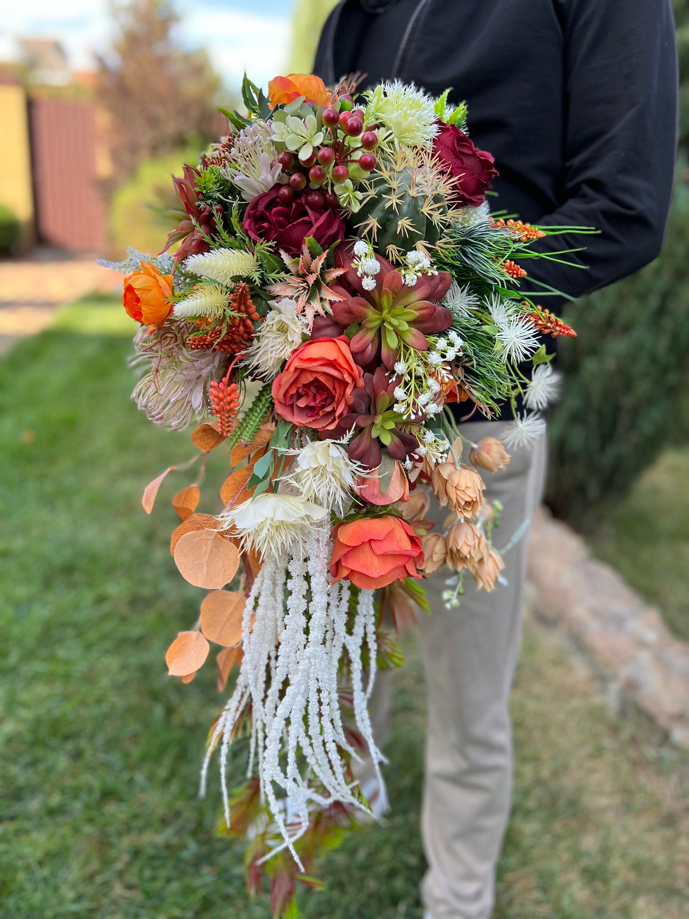 Cactus Succulent Bridal Bouquet