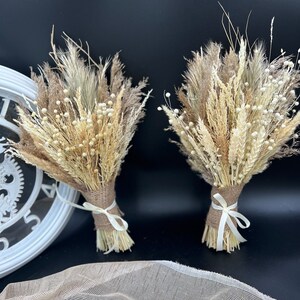 Boho Wheat Crown Headband: Fall Wedding Hair Accessories Womens Autumn Dried Flower Crown for Bohemian Nuptials image 6