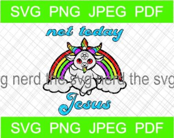 Not Today Jesus Pentagram Star Lgbt Rainbow Svg Cricut Etsy Not Today Jesus Pentagram Star Lgbt Rainbow Svg Cricut Etsy
